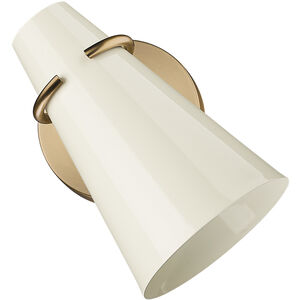 Reeva 1 Light 5 inch Modern Brass Wall Sconce Wall Light